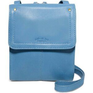 Leather Crossbody Bag Women Compact Stylish Small Purse with Organizer